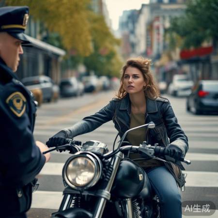 张雪违规被交警查处