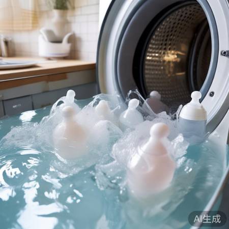 奶瓶清洗，洗衣机更高效