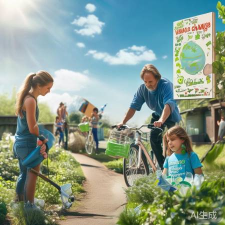 环保从我做起，应对气候变化