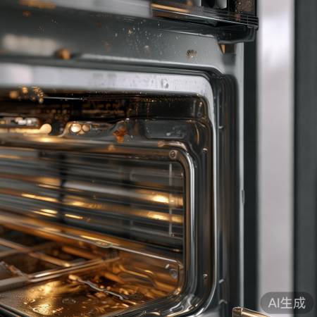 一体灶内部复杂，蒸烤箱易积垢，