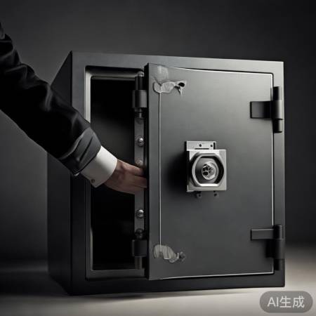 检查保险柜门是否关严