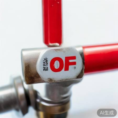 红色标识小螺丝，阀门状态小帮手