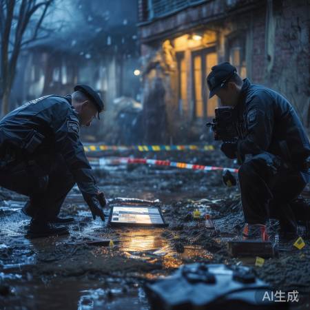 警方追踪罪犯线索绳之以法