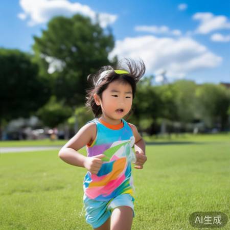 7岁萌娃奶瓶跑半马