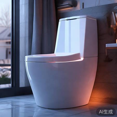 智能马桶，冬日温暖体验。