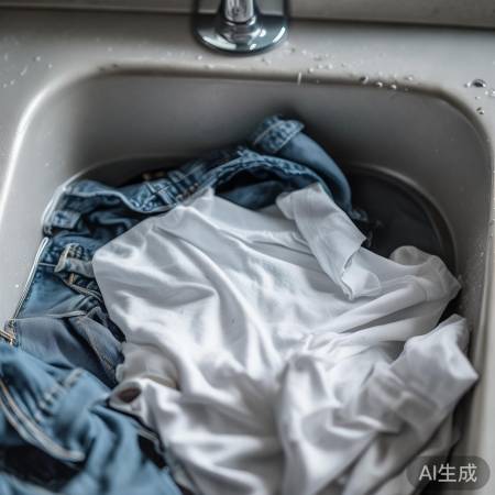 洗衣液残留，久存生异味。