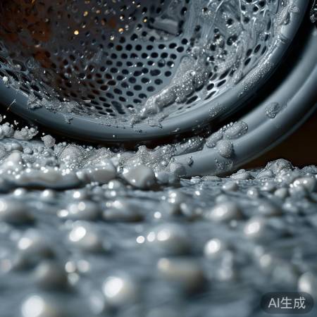 硬水洗衣机，内壁沉积异味。