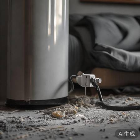 “电器不拔插头易积灰，火灾风险