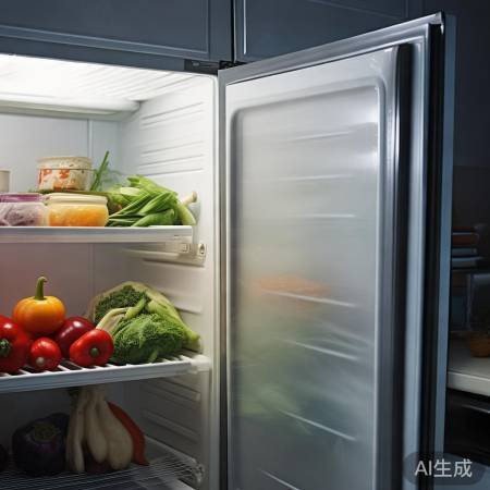 食物摆放不当，温度升高结冰