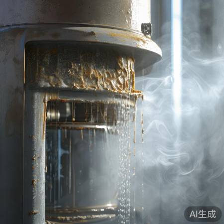 热水器沉积物多，燃烧效率低，排
