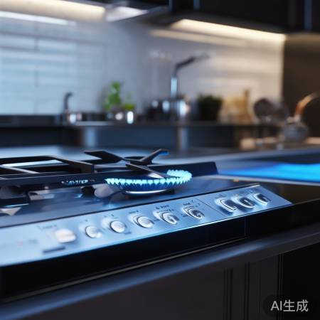 燃气灶数字键多功能