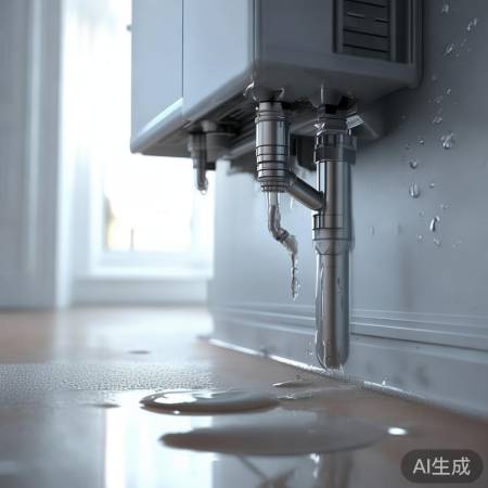 壁挂炉管道松动漏水