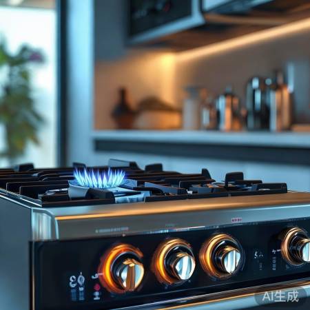 燃气灶热效率高，节能烹饪成本低