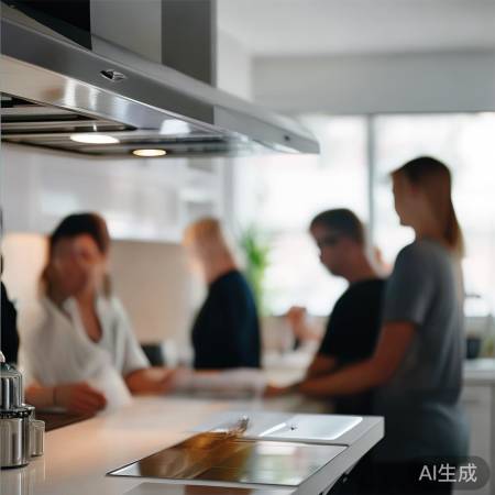 “安心油烟机619，低噪音，烹