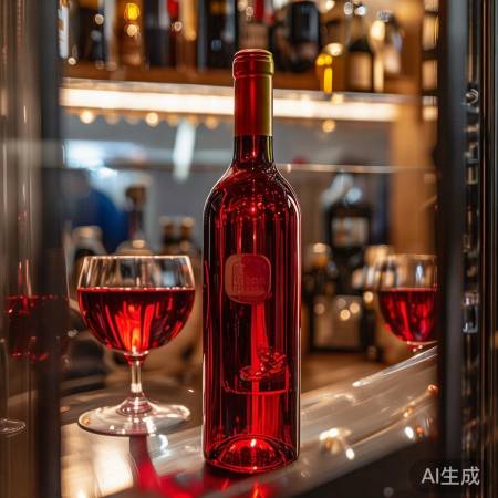 网红红酒摆件，潮流焦点，家居新