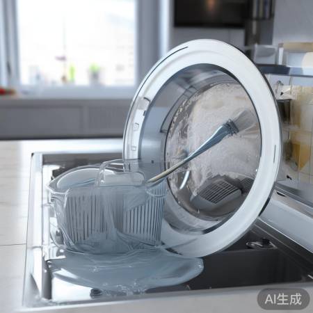 清洗洗衣机部件