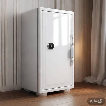 简约白保险柜，守护小宝贝