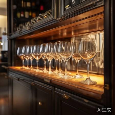 酒柜酒杯常清洁，家居整洁寿命长