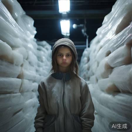 冰柜女孩小花，唤起冷库工人关注