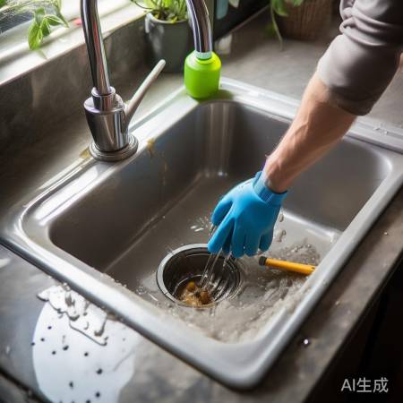 “定期清理，防堵排水管”