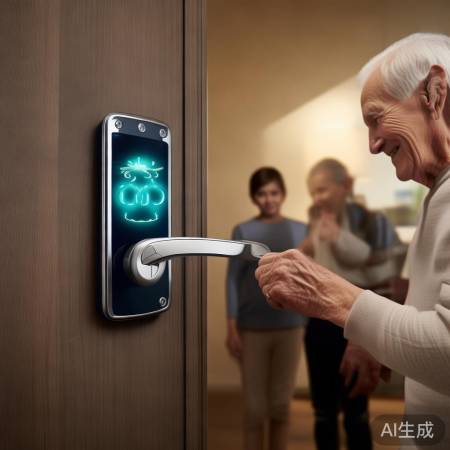 指纹锁方便老人小孩