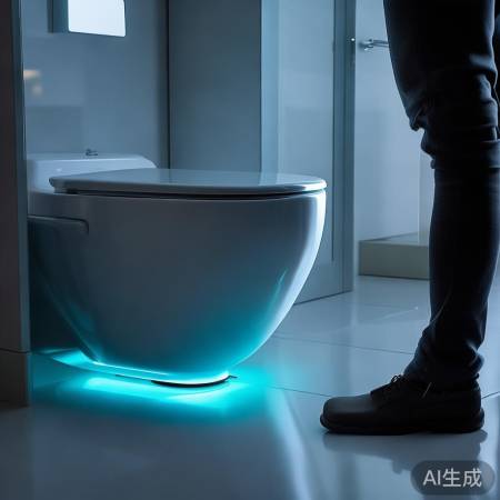 智能马桶，感应科技，如有人伺候