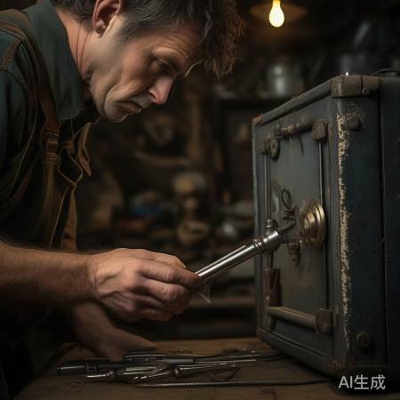 测试铁丝钥匙，开锁练习