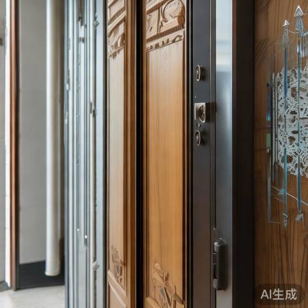 珠海市防火防盗门种类多，钢木玻