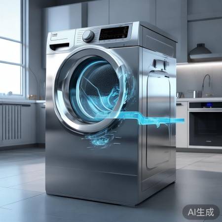 新型洗衣机，智能排水，防堵塞升