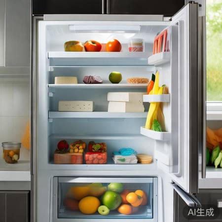 冰箱清洁保食物安全，远离塑料容