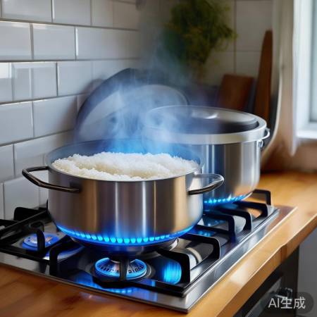燃气灶电饭煲，煮饭快又好！