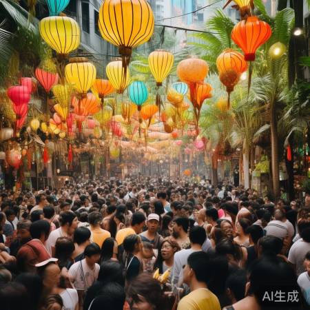 广州榴莲狂欢，热带果园风情
