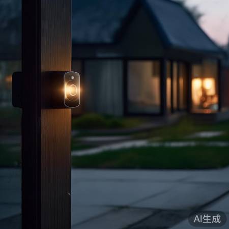 指纹锁LED灯，夜间照明方便