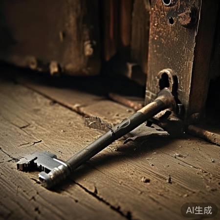 钥匙磨损，锁不严