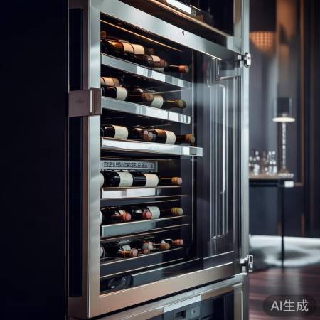 凡萨帝红酒柜，恒温风扇，红酒成