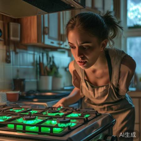 燃气灶绿火原因及解决