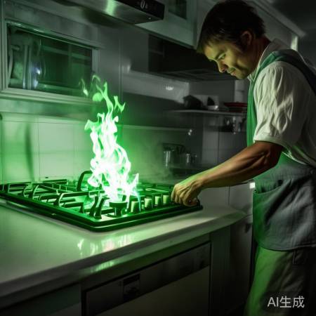 绿火突现，先熄火通风！