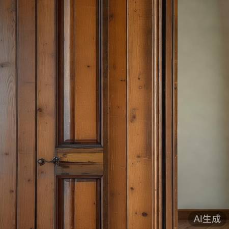 棕色门易显脏，保养需细心