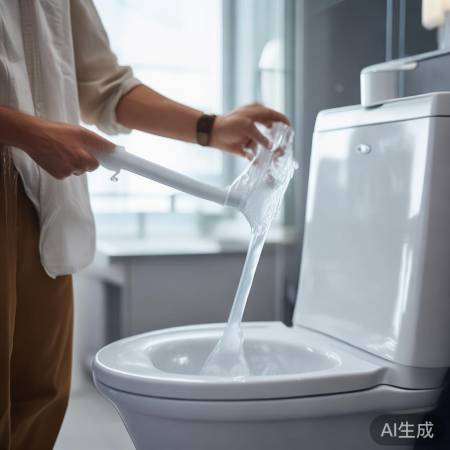 “松下马桶喷嘴清洁完成”