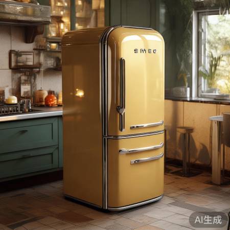 意大利百年家电品牌，复古冰箱设