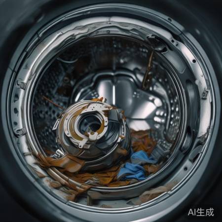 洗衣机滚筒轴承故障，无法正常转
