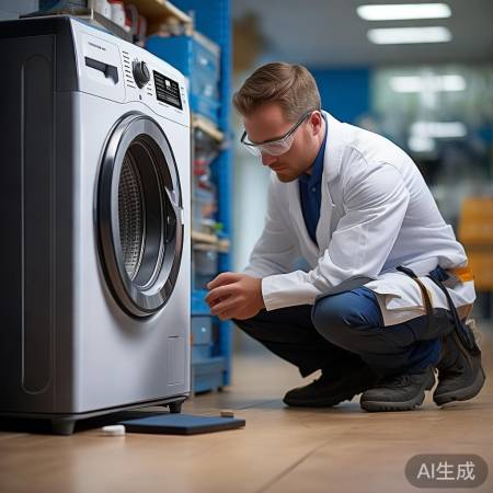 洗衣机噪音大，检查底座或请师傅