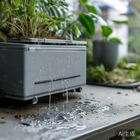 花盆底排水，防短路隐患