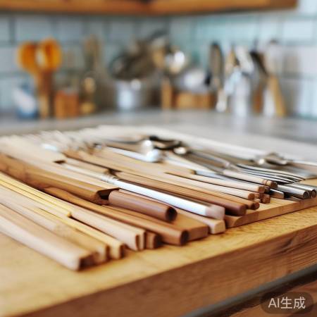 筷子勿与塑料餐具混放