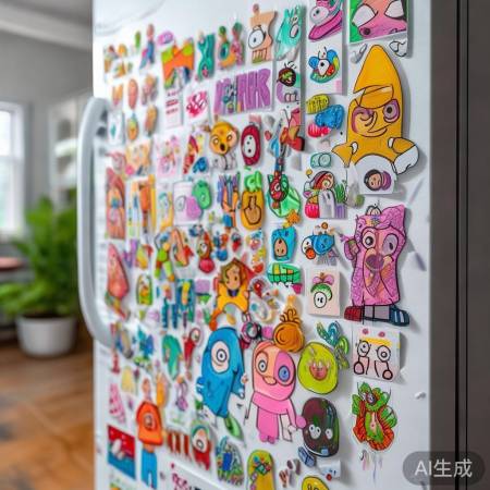 个性化DIY冰箱贴留言板，创意