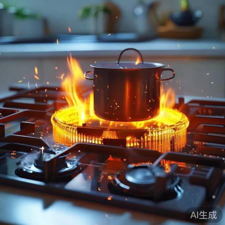 燃气灶火花异常，比例失衡如炒菜