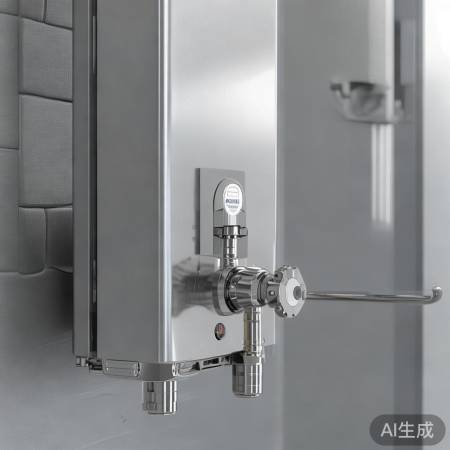 新型壁挂炉快接式，安装快捷方便