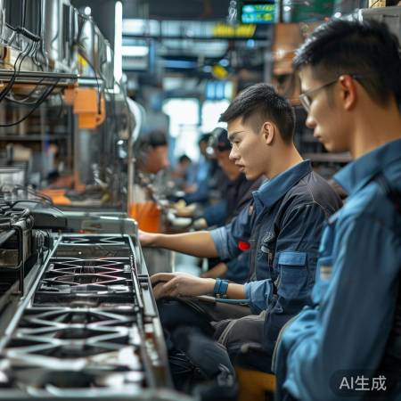 万家燃气灶报修热线：40018