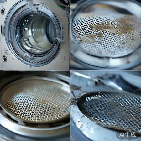 洗衣机三处易藏污，洗槽、过滤网