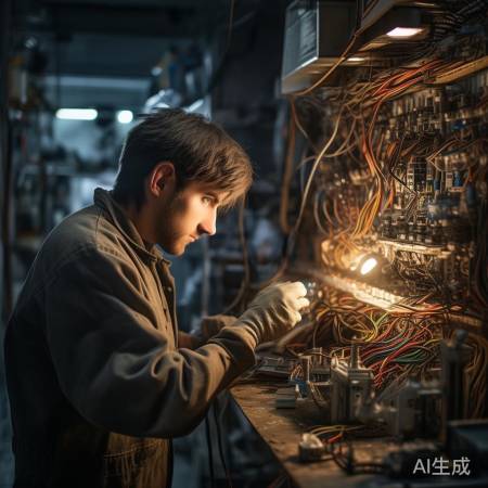 接线后细查，确保安全无误
